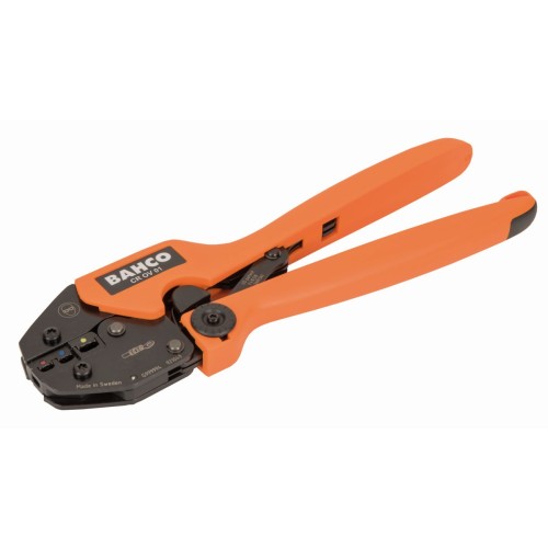 Alicates de carraca para terminales para conectores aislados, perfil ovalado | CR OV 01